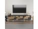 TV laud 3 D - Anthracite, Walnut