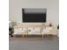 TV laud 3 D - Oak, White