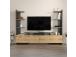 TV laud Ava - Oak, Black