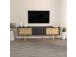 TV laud Ecrin - Anthracite, Oak