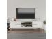 TV laud Eslem - White, Walnut