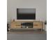 TV laud Eslem - Oak, Black