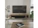 TV laud Ibarra - Black, Oud Oak