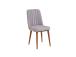 Mööblikomplekt toolid Vina Walnut Soho Grey