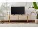 TV laud Serenity - Travertine, Gold