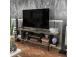 TV laud Akya - Walnut, Black