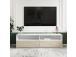 TV laud Centra - White, Travertine