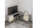TV laud Rosa - Grey, Travertine