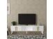 TV laud Asel - White, Gold