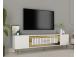 TV laud Dekolp3 - White, Gold