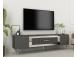 TV laud Dekolp3 - Anthracite, Silver