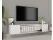 TV laud Dekolp3 - White, Silver