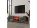 TV laud Orion Fireplace - Anthracite, Gold