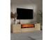 TV laud Elodi Fireplace - Sapphire Oak