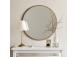 Peegel Dekoratif Yuvarlak Ayna Ceviz A707