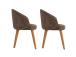 Mööblikomplekt toolid Bentley - Brown, Dark Oak