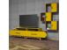 TV laud Flora S - Walnut, Yellow