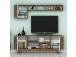 TV laud Inci - Walnut, White