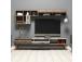 TV laud Milan - Walnut, White Marble