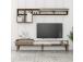 TV laud Milan TV - Walnut, White