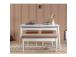 Vina Bench White, Stone