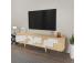TV laud 3 D - Oak, White