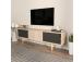 TV laud Ecrin - Oak, Black