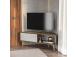 TV laud Mora - Walnut, White