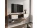 TV laud Elia - Walnut, White