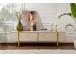 TV laud Serenity - Travertine, Gold