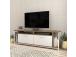 TV laud Omar - White, Walnut