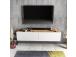TV laud Poling - White, Walnut