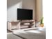 TV laud Veramont - White, Walnut