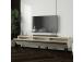 TV laud Amsterdam Style - Travertine, Black