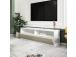 TV laud Centra - White, Travertine