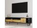 TV laud Luga - Black, Oak