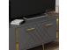 TV laud Detas - Anthracite, Gold