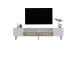 TV laud Dekolp3 - White, Gold