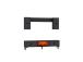 TV laud Weny Bohem Fireplace - Anthracite