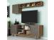 TV laud Inci - Walnut, Blue