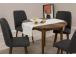 Mööblikomplekt toolid Vina 1053 - Anthracite, Walnut