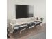 TV laud 3 D - White, Marble