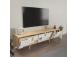 TV laud 3 D - Oak, White