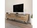 TV laud Astrid - Walnut, Black