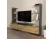 TV laud Ava - Oak, Black