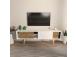 TV laud Ecrin - White, Walnut
