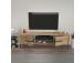 TV laud Eslem - Oak, Black