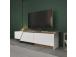 TV laud Zonas - White, Walnut