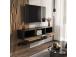 TV laud Elia - Wooden, Black