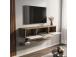 TV laud Elia - Walnut, White